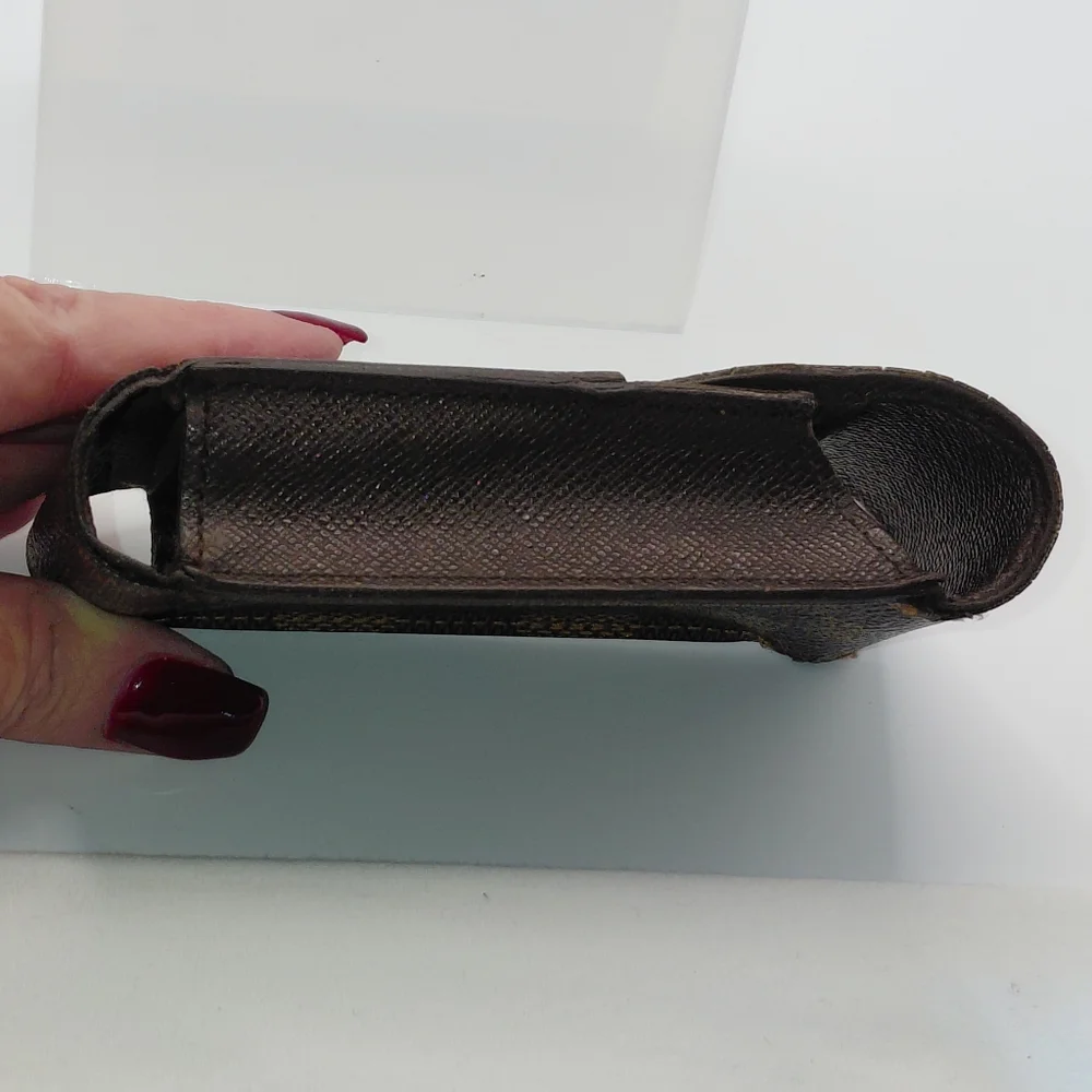 Louis Vuitton Damier Ebene Accessory Case/Pouch  Unisex EUC